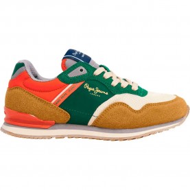 маратонки,детски,маратонки,pepe,jeans,london,life,trainers,green,(grain,beige)