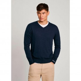 блуза,мъжки,пуловери,pepe,jeans,new,andre,v,neck,sweater,blue
