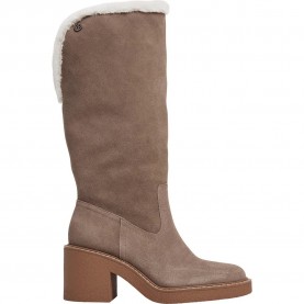 обувки,дамски,боти,дамски,високи,обувки,за,ходене,pepe,jeans,nicole,furry,heel,boots,brown