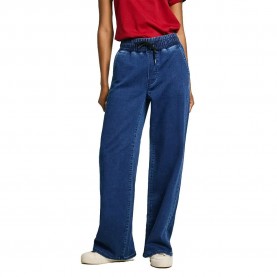 дамски,панталони,pepe,jeans,pl204843,loose,straight,fit,high,waist,jeans,blue