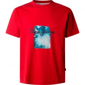 тениска,мъжки,тениски,pepe,jeans,prush,short,sleeve,t,shirt,rugby,red,(red)