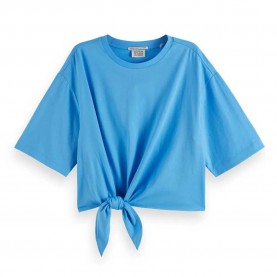 тениска,дамски,тениски,scotch,&,soda,u9a00657t,short,sleeve,t,shirt,aqua,blue,(blue)