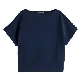 риза,с,къс,ръкав,дамски,блузи,scotch,&,soda,u9e00660t,short,sleeve,sweatshirt,midnight,blue,(blue)