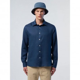 риза,с,дълъг,ръкав,мъжки,ризи,north,sails,664368,long,sleeve,shirt,dark,denim,(blue)