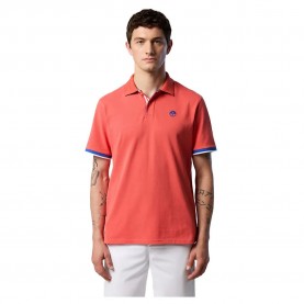 мъжки,блузи,с,яка,north,sails,graphic,692445,short,sleeve,polo,paprika,(orange)