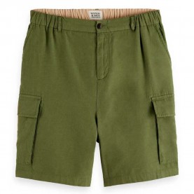 къси,панталони,мъжки,панталони,scotch,&,soda,180003,relaxed,fit,cargo,shorts,green