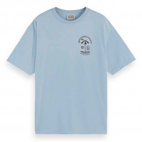 тениска,мъжки,тениски,scotch,&,soda,180049,regular,fit,short,sleeve,t,shirt,blue