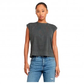 Тениска G-Star Back Overdyed 3/4 sleeve T-shirt - Grey (Dark Black Gd) тениска,дамски,тениски,g,star,back,overdyed,3,4,sleeve,t,shirt,grey,(dark,black,gd)