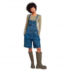 G-Star Bowey Loose sleeveless overall - Blue (Worn In Waterspouts) дамски,гащеризони,g,star,bowey,loose,sleeveless,overall,blue,(worn,in,waterspouts)