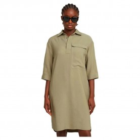 Рокля G-Star D26022 3/4 sleeve dress - Green (Ensis Green) рокля,дамски,поли,и,рокли,g,star,d26022,3,4,sleeve,dress,green,(ensis,green)