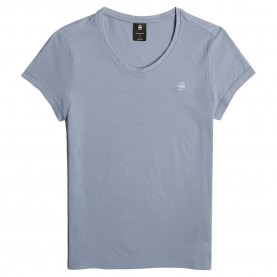 тениска,дамски,тениски,g,star,eyben,slim,2.0,short,sleeve,v,neck,t,shirt,blue,(amann)