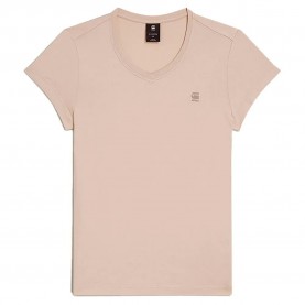 Тениска G-Star Eyben Slim 2.0 short sleeve v neck T-shirt - Beige (Dark Brick) тениска,дамски,тениски,g,star,eyben,slim,2.0,short,sleeve,v,neck,t,shirt,beige,(dark,brick)