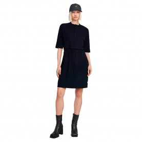 рокля,дамски,поли,и,рокли,g,star,fluid,short,sleeve,dress,blue