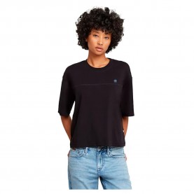 тениска,дамски,тениски,g,star,horizontal,seam,loose,short,sleeve,t,shirt,dark,black,(black)
