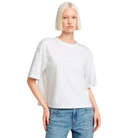 тениска,дамски,тениски,g,star,horizontal,seam,loose,short,sleeve,t,shirt,white