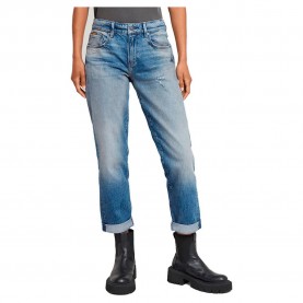 Дънки G-Star Kate Boyfriend jeans - Blue (Vintage Dirtbag Destroyed) дънки,дамски,панталони,g,star,kate,boyfriend,jeans,blue,(vintage,dirtbag,destroyed)