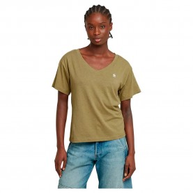 Тениска G-Star Open Relaxed short sleeve v neck T-shirt - Green (Ensis Green) тениска,дамски,тениски,g,star,open,relaxed,short,sleeve,v,neck,t,shirt,green,(ensis,green)