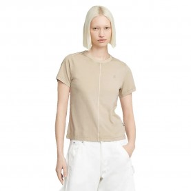 тениска,дамски,тениски,g,star,overdyed,front,seam,short,sleeve,t,shirt,dark,brick,gd,(beige)