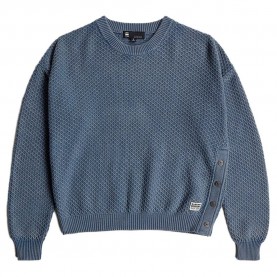 блуза,дамски,пуловери,дамски,плетени,дрехи,g,star,overdyed,structure,sweater,amann,gd,(blue)