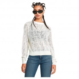 блуза,дамски,пуловери,дамски,плетени,дрехи,g,star,pointelle,lt,wt,sweater,white