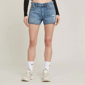 Къси панталони G-Star True denim shorts - Blue (Faded Sea Point Blue Destroyed) къси,панталони,дамски,панталони,g,star,true,denim,shorts,blue,(faded,sea,point,blue,destroyed)