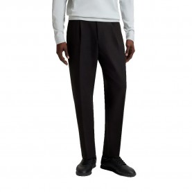 Панталони BOSS Convert Pleat 10268853 pants - Black (Black) панталони,мъжки,панталони,дамски,панталони,boss,convert,pleat,10268853,pants,black,(black)