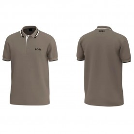 BOSS Paddy Pro short sleeve polo - Grey (Light / Pastel Green) дамски,блузи,с,яка,мъжки,блузи,с,яка,boss,paddy,pro,short,sleeve,polo,grey,(light,pastel,green)