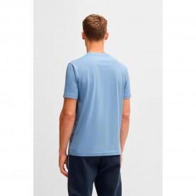 тениска,мъжки,тениски,boss,tape,logo,short,sleeve,t,shirt,blue