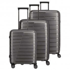 куфари,travelite,air,base,4w,l,m,expandable,s,trolley,bag,anthracite,metallic,(grey)