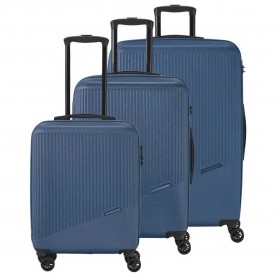 куфари,travelite,bali,4w,l,m,s,trolley,bag,marine,(blue)