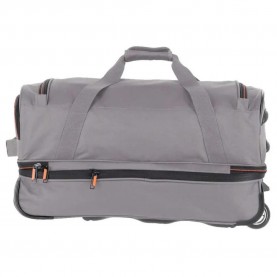 сак,сакове,travelite,basics,55cm,expandable,51,64l,wheeled,duffle,bag,grey