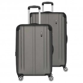 куфари,travelite,city,4w,l,m,trolley,bag,grey
