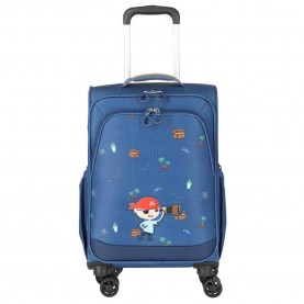 куфари,travelite,minimover,4w,s,36l,trolley,bag,blue