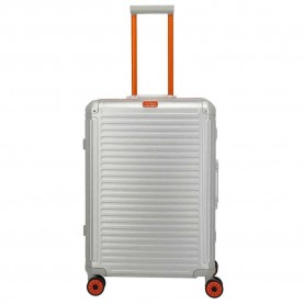 куфари,travelite,next,4w,m,69l,trolley,bag,silver,(silver,orange)