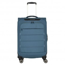 куфари,travelite,skaii,4w,m,expandable,62,67l,trolley,bag,blue