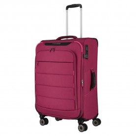 куфари,travelite,skaii,4w,m,expandable,62,67l,trolley,bag,red,(red,lightred)