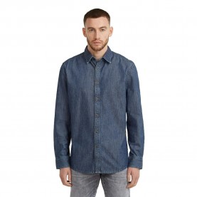 Риза с дълъг ръкав G-Star Clean Slim Fit long sleeve shirt - Blue (Worn In Sea Stone) риза,с,дълъг,ръкав,мъжки,ризи,g,star,clean,slim,fit,long,sleeve,shirt,blue,(worn,in,sea,stone)