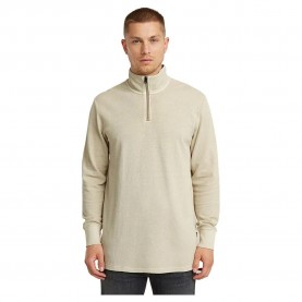 Тениска G-Star Overdyed Half Zip Tweeter long sleeve T-shirt - Beige (Dark Brick Gd) тениска,мъжки,тениски,g,star,overdyed,half,zip,tweeter,long,sleeve,t,shirt,beige,(dark,brick,gd)