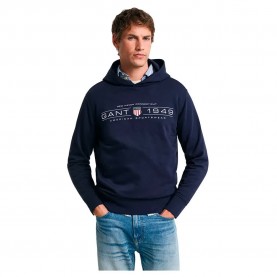 суичър,мъжки,пуловери,gant,graphic,2044014,hoodie,blue