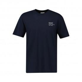 тениска,мъжки,тениски,gant,small,graphic,2003300,short,sleeve,t,shirt,evening,blue,(blue)