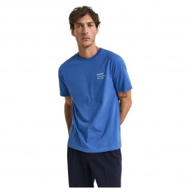 тениска,мъжки,тениски,gant,small,graphic,2003300,short,sleeve,t,shirt,blue