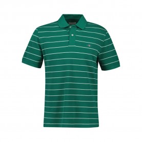мъжки,блузи,с,яка,gant,striped,short,sleeve,polo,deep,green,(green)