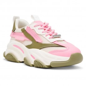 маратонки,дамски,маратонки,steve,madden,possession,e,trainers,green,forest,pink,(pink)