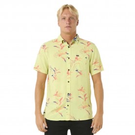 риза,с,къс,ръкав,мъжки,ризи,rip,curl,fun,times,short,sleeve,shirt,lime,wash,(yellow)