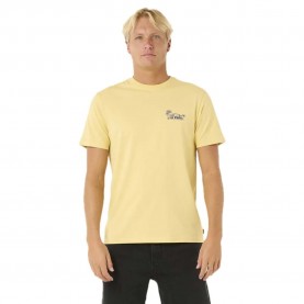 тениска,мъжки,тениски,rip,curl,keep,on,trucking,short,sleeve,t,shirt,yellow,(straw)