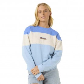 блуза,дамски,блузи,rip,curl,las,dalias,colourblock,sweatshirt,blue