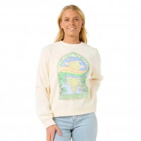 блуза,дамски,блузи,rip,curl,sun,&,sea,relaxed,sweatshirt,beige