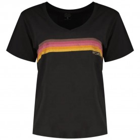 тениска,дамски,тениски,rip,curl,surfarama,short,sleeve,v,neck,t,shirt,black,(washed,black)