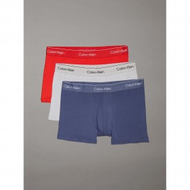 боксерки,мъжко,бельо,calvin,klein,lv00nb4392,boxers,b,white,beau,blue,leafy,fun,wbs,(multicolor)