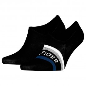 чорапи,мъжки,чорапи,tommy,hilfiger,footie,no,show,socks,2,pairs,black